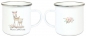 Preview: ♥ zauberhafte Becher Tasse Emailletasse Reh Mutter & Kind  Name,  Wunschname, KITA Kindergarten, Einschulung, Dankeschön, Abschied, Jubiläum, Geschenk, Becher von Lüttentüddel®